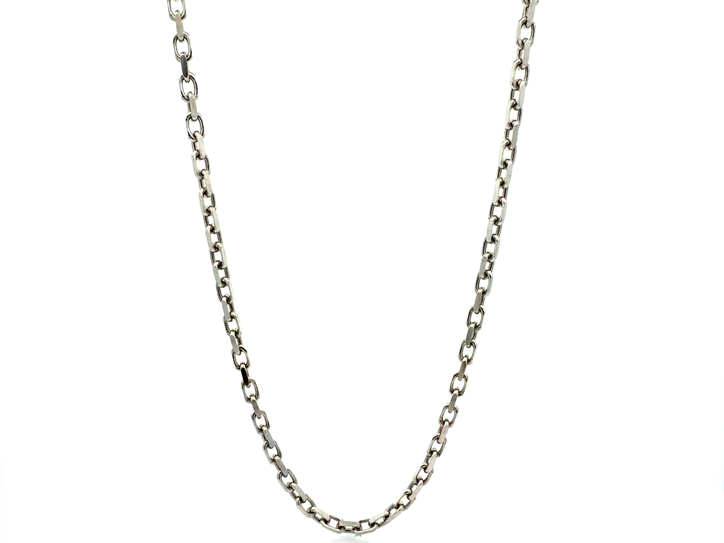 Sterling Silver Cable Chain Necklace – 18 in, 3.3 mm, 14.7 g