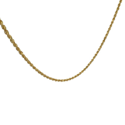 14K Diamond-Cut Rope Gold Chain, 3.5 mm, 18 in