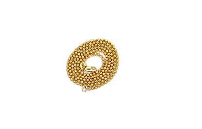 14K Diamond-Cut Moon Gold Chain, 2 mm, 20 in