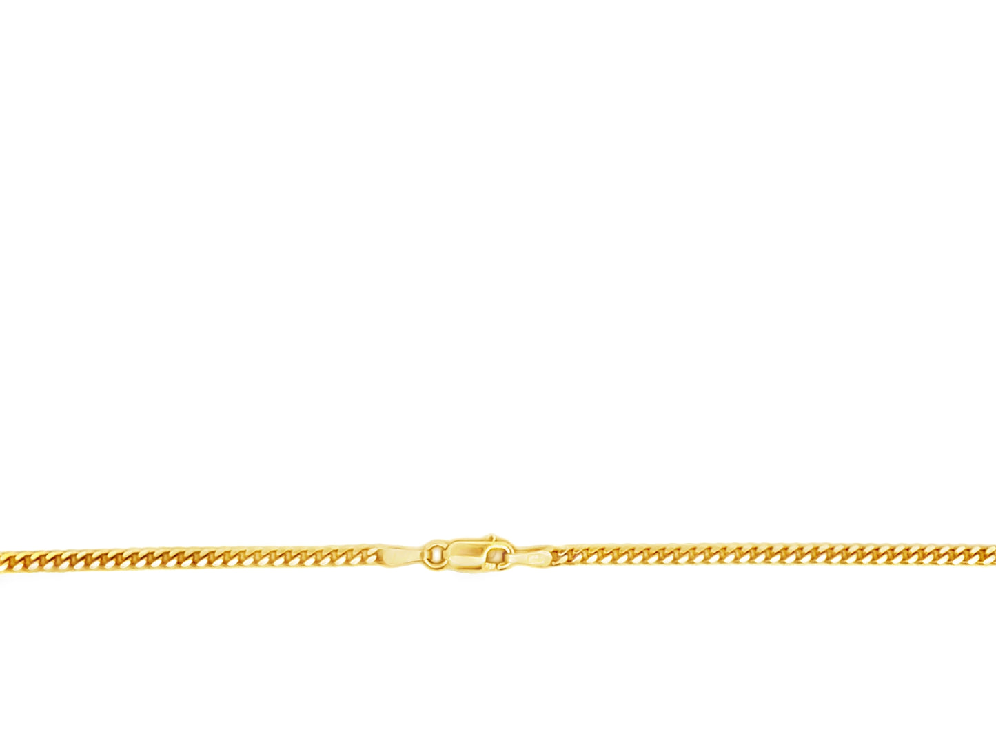 14K Diamond-Cut Miami Cuban Link Gold Chain 2.3mm 18"