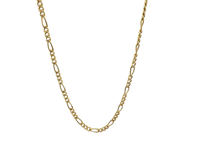 14K Gold 4 mm Figaro Link Chain, 22 in