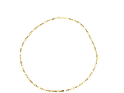 14K Gold 4 mm Figaro Link Chain, 22 in