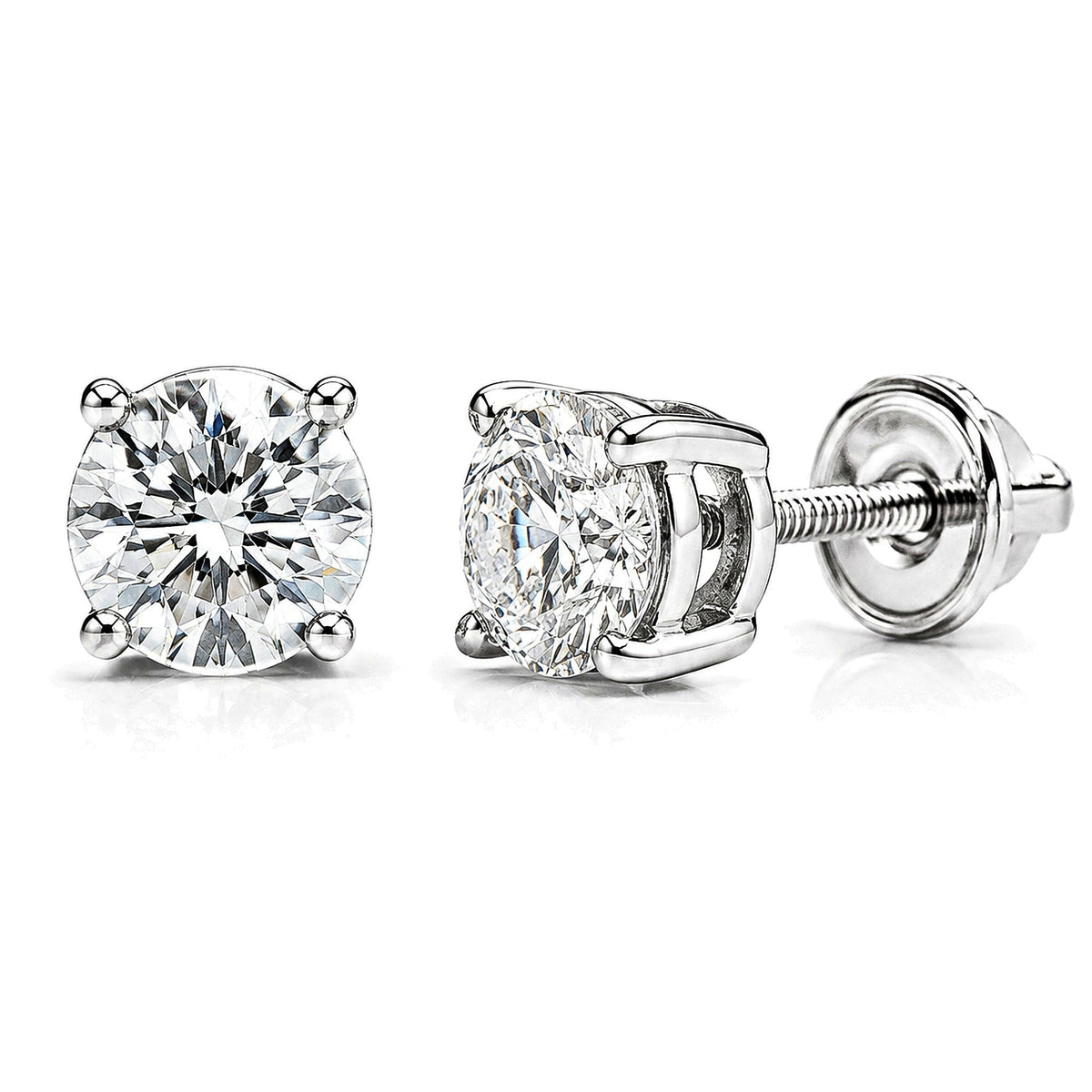 2 Carat & Up Diamond Studs
