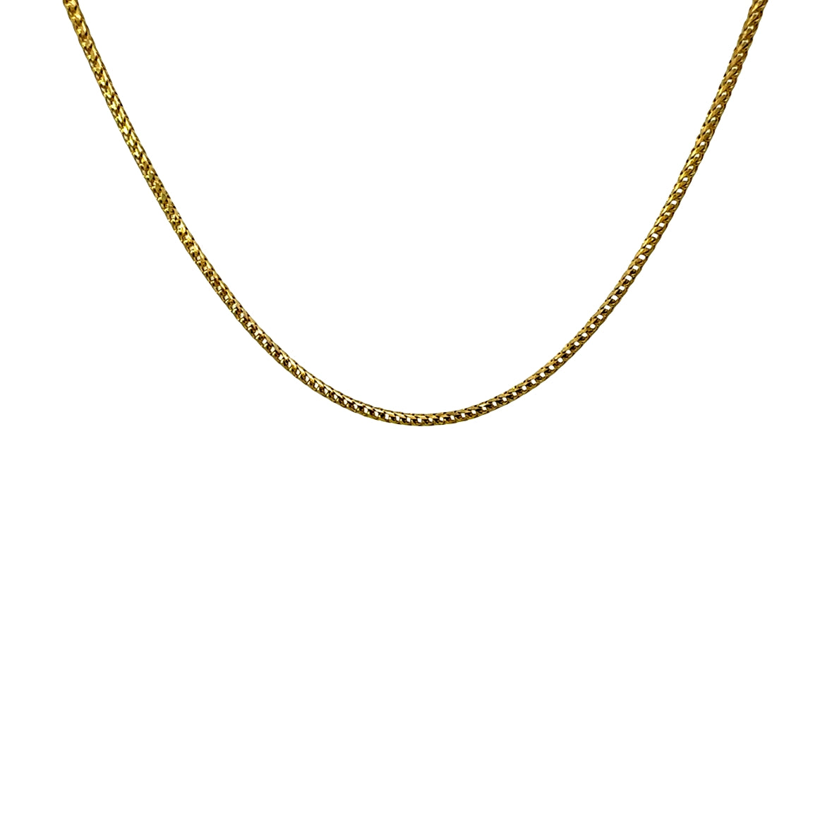 14K Yellow Gold Franco Chain Necklace 2.7MM