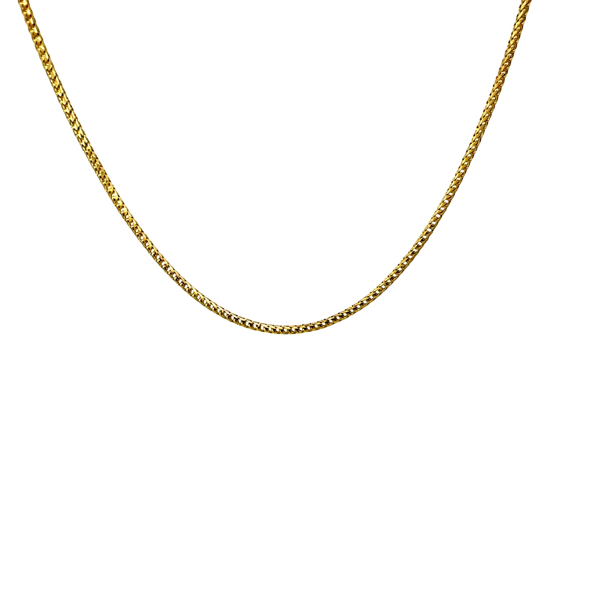 14K Yellow Gold Franco Chain Necklace 2.7MM