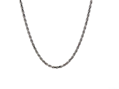Sterling Silver Rope Chain Necklace – 18 in, 2.2 mm, 8.4 g product photo 1