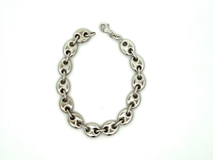 Silver Anchor Puff Link Bracelet – 7 in, 8.6 mm, 8.5 g product photo 1