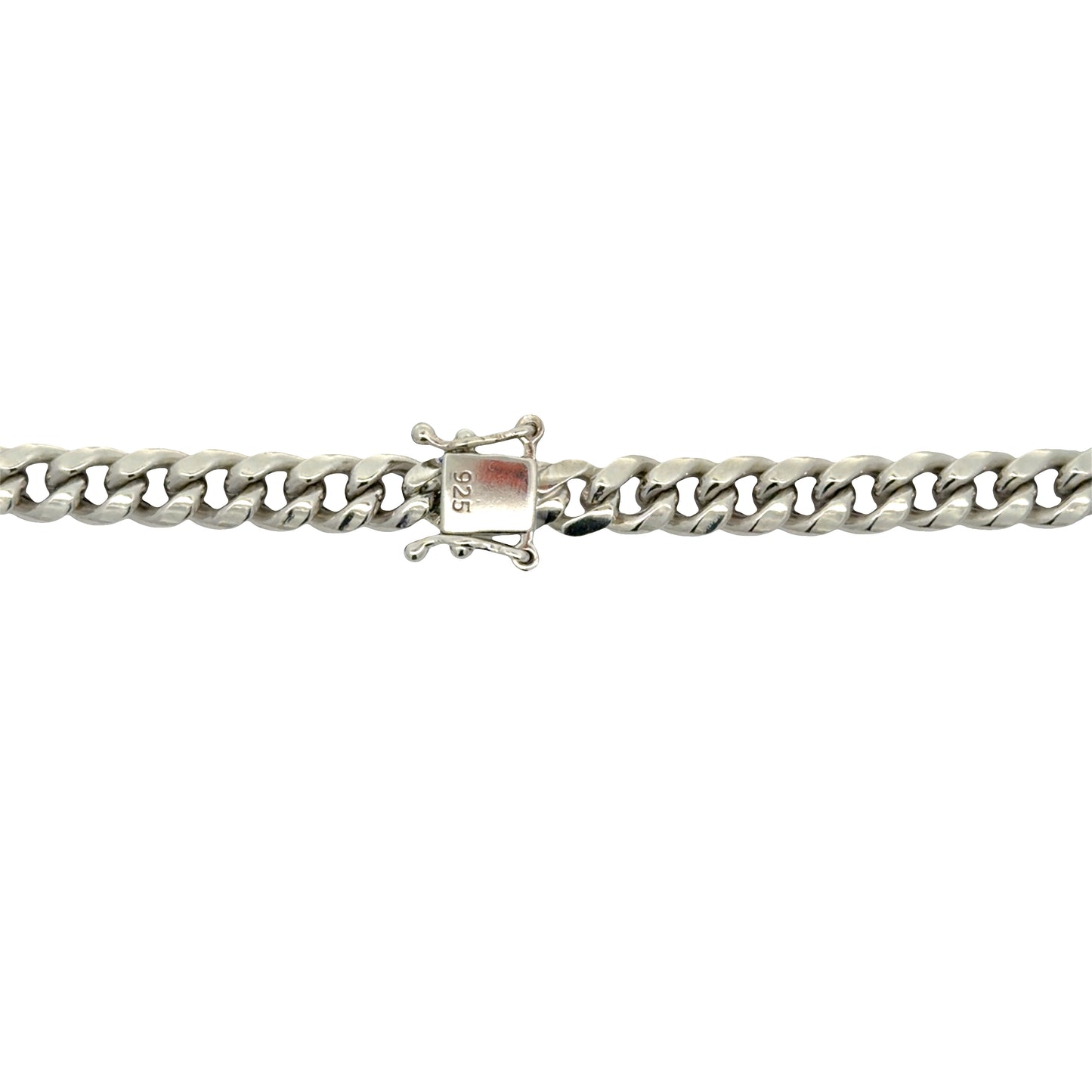 Miami Cuban Link Necklace 6.5mm 18" Sterling Silver