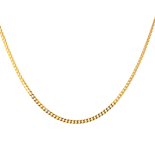 14K Miami Cuban Link Gold Chain 3.3mm 18"