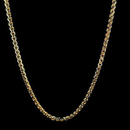 14K Box Link Gold Chain, 2.3 mm, 20 in