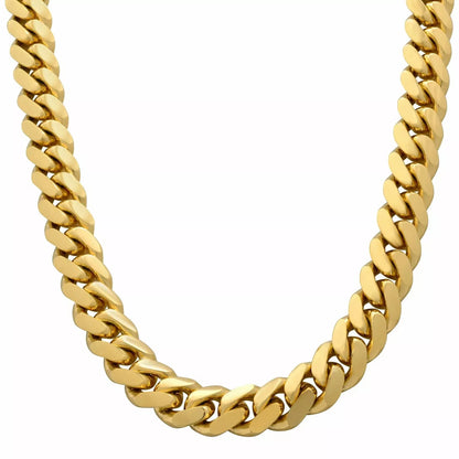 14K Yellow Gold 6 mm Miami Cuban Link Chain, 24 in