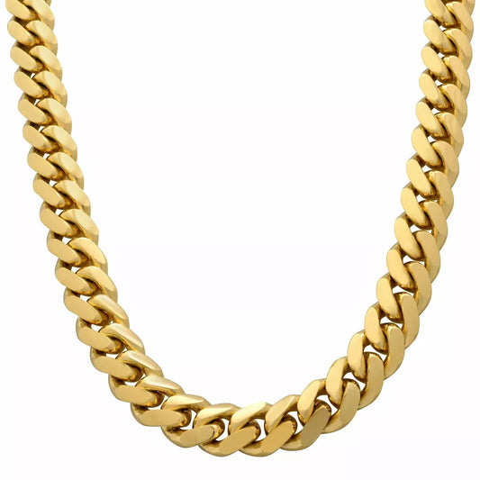 14k 6mm Miami Cuban Link Chain Yellow Gold Necklace 24" Inches 67 Grams