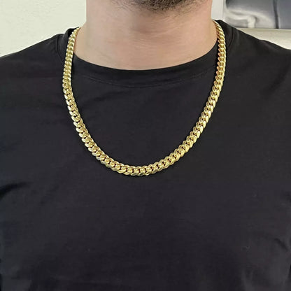 14K Yellow Gold 6 mm Miami Cuban Link Chain, 24 in
